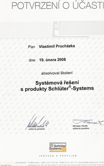 školení Schlüter-System